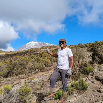 En route to the summit